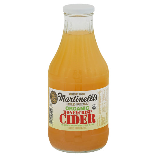 Martinelli Cider Honeycrisp Organic 33.8 Fl Oz (Pack of 6)