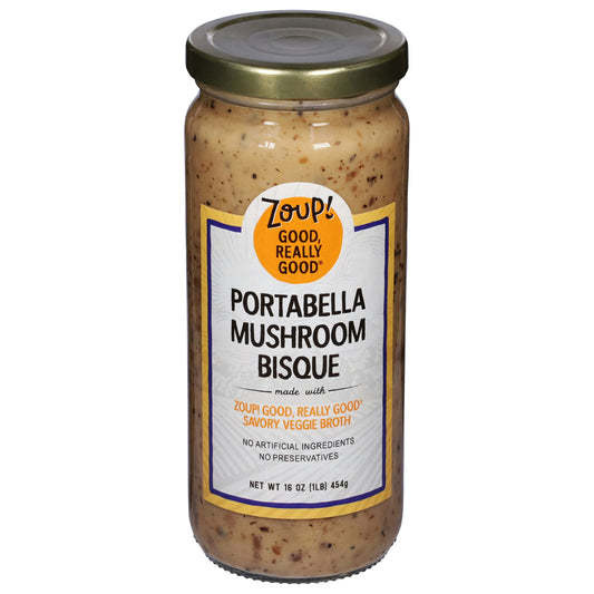 Zoup Good Really Bisque Mushroom Portabello 16 Oz (Pack of 6)