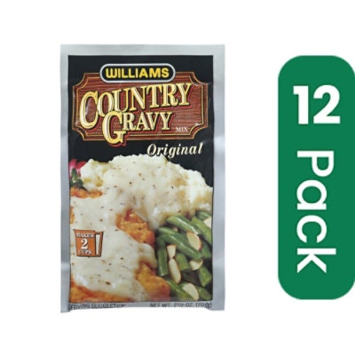 Williams Mix Gravy Country 2.5 oz (Pack of 12)