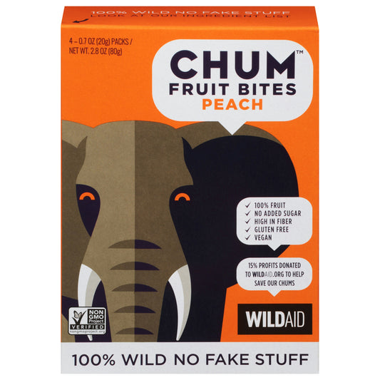 Chum Bites Fruit Peach 2.83 Oz Pack of 6