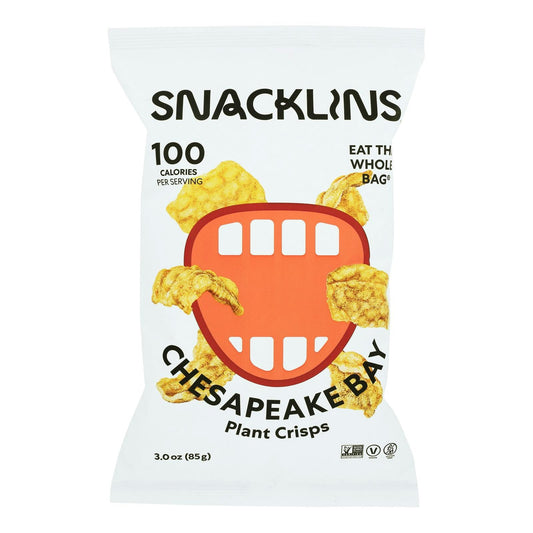 Snacklins - Plant Crisps Chesapke Bay - 3 oz (Pack of 12)