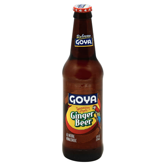 Goya Soda Ginger Beer 12 FO (Pack Of 24)