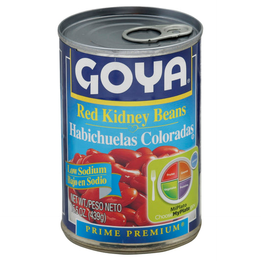 Goya Bean Kidney Red Low Sodium 15.5 Oz (Pack of 24)