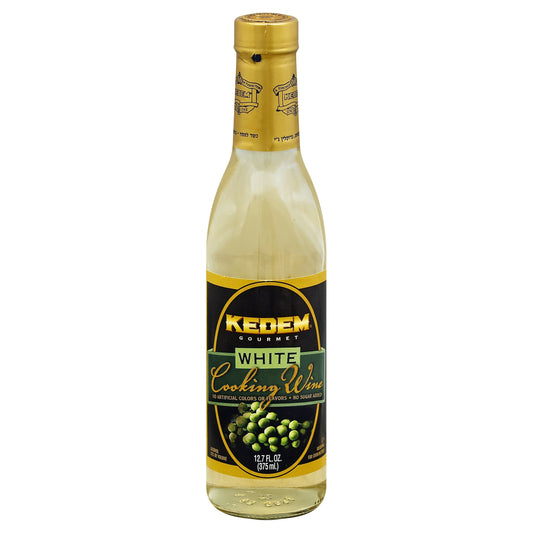Kedem Cooking Wine White 12.7 Fl oz (Pack of 12)