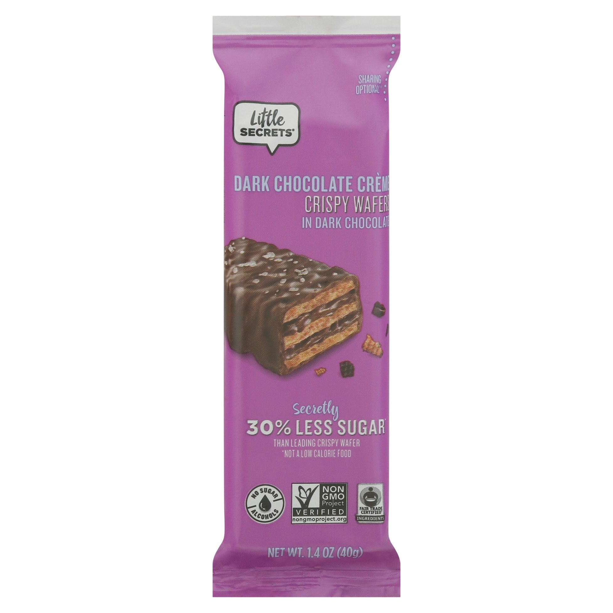 Little Secrets Llc Wafer Dark Chocolate Sea Salt