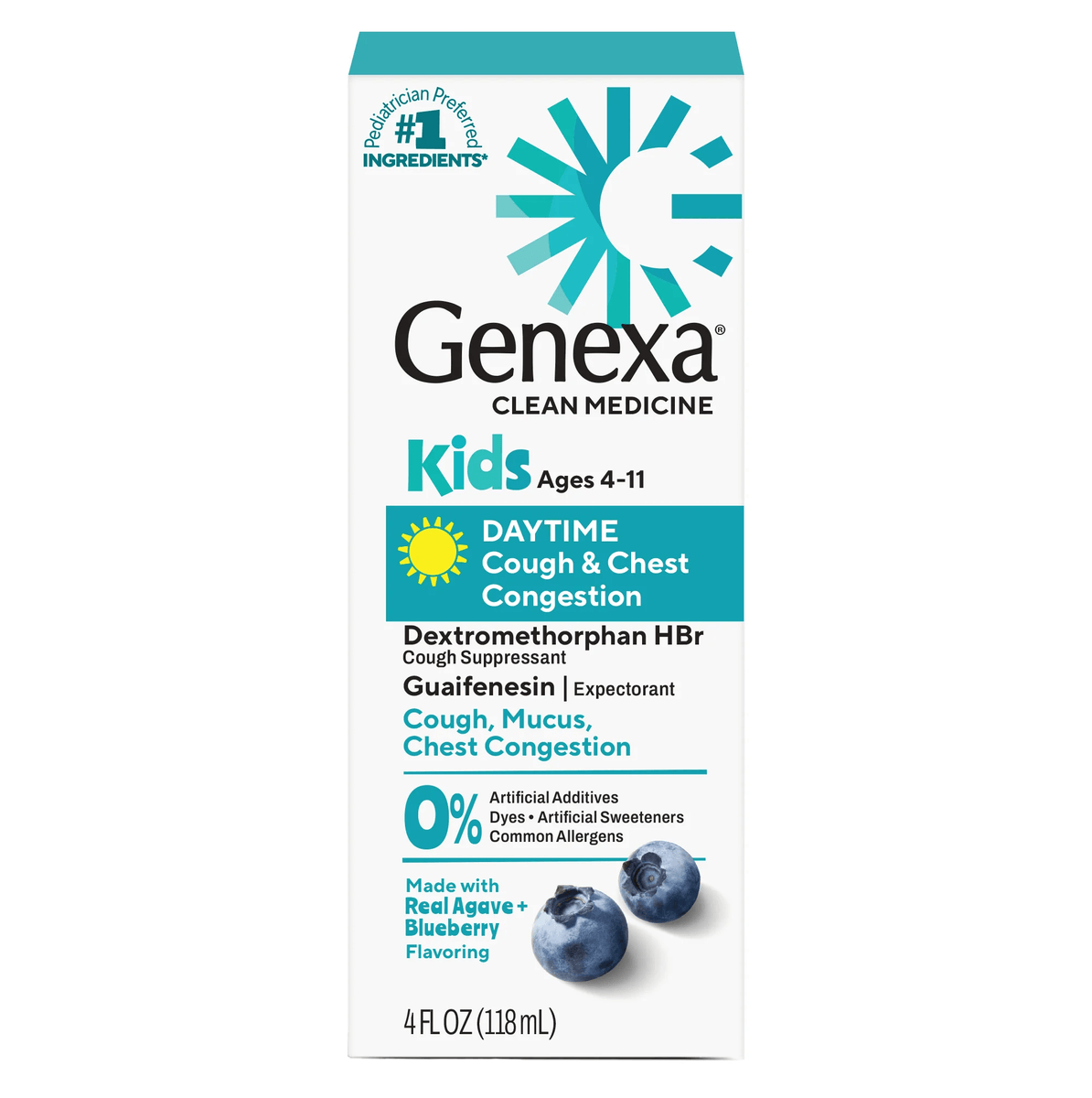 GENEXA (Pack Of 6) Genexa Kids Cough Chest & Mucus Congestion 4 Fl Oz