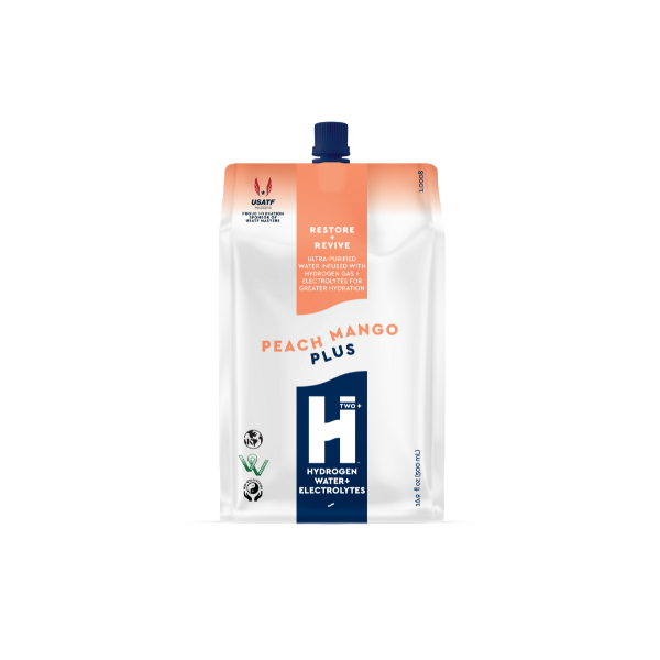 HTWO HYDROGEN W (Pack of 18) Htwo Hydrogen Water Peach Mango Plus 16.9 Fl Oz