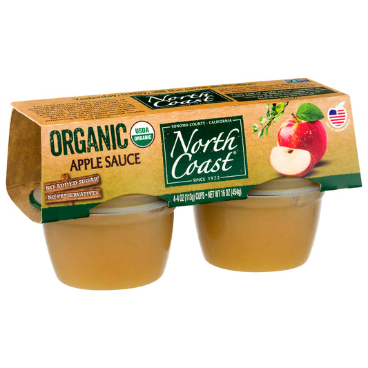 North Coast Apple sauce Organic 16 oz (Pack of 12)