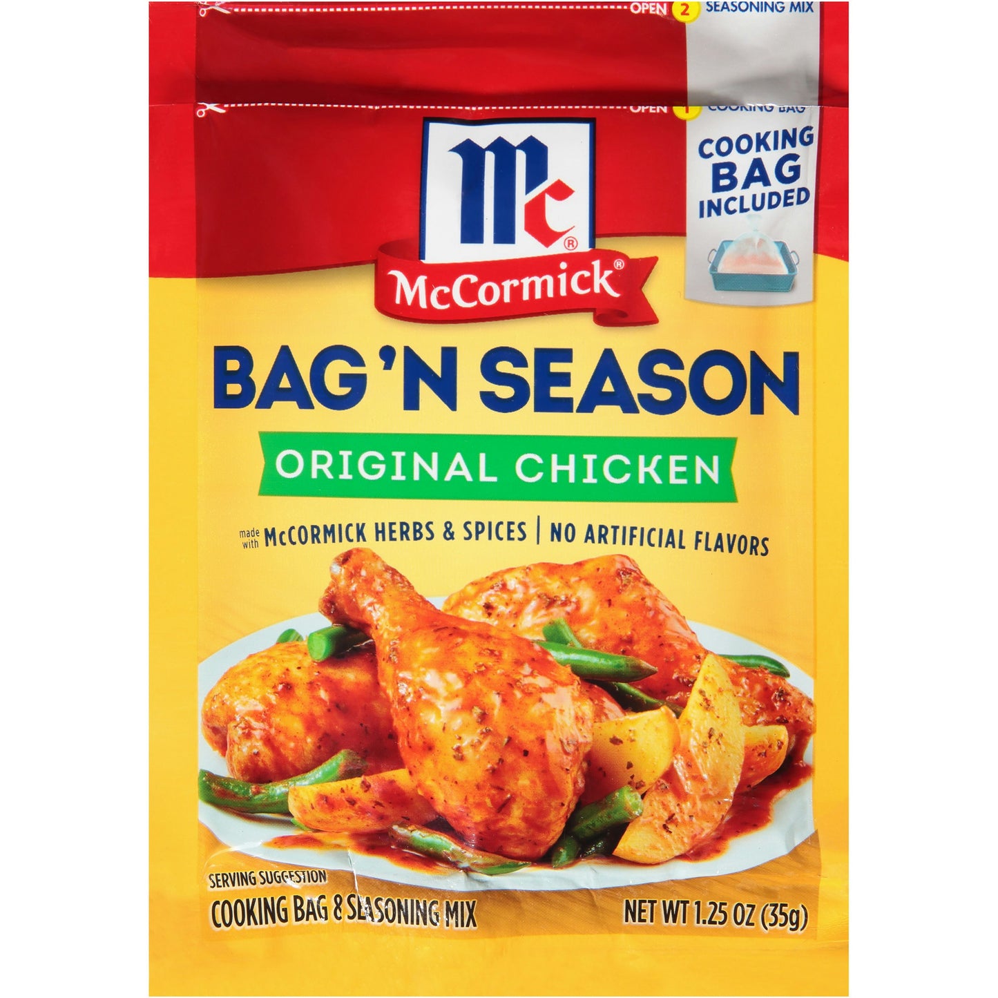 Mc Cormick Seasoning Original Chicken 1.25 Oz Pack of 6