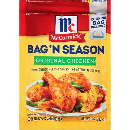 Mc Cormick Seasoning Original Chicken 1.25 Oz Pack of 6