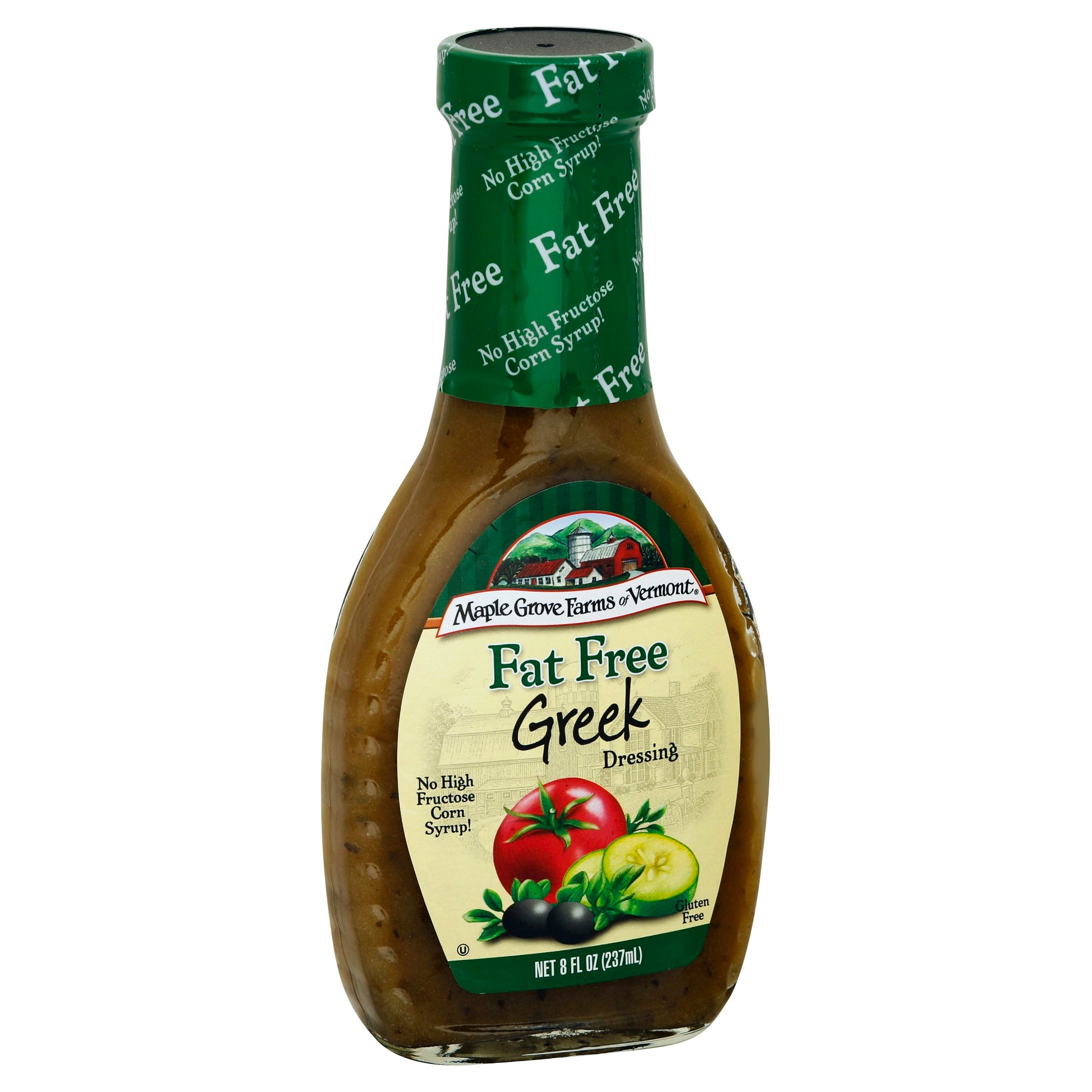 Maple Grove Dressing Fat free Greek 8 oz (Pack of 6)