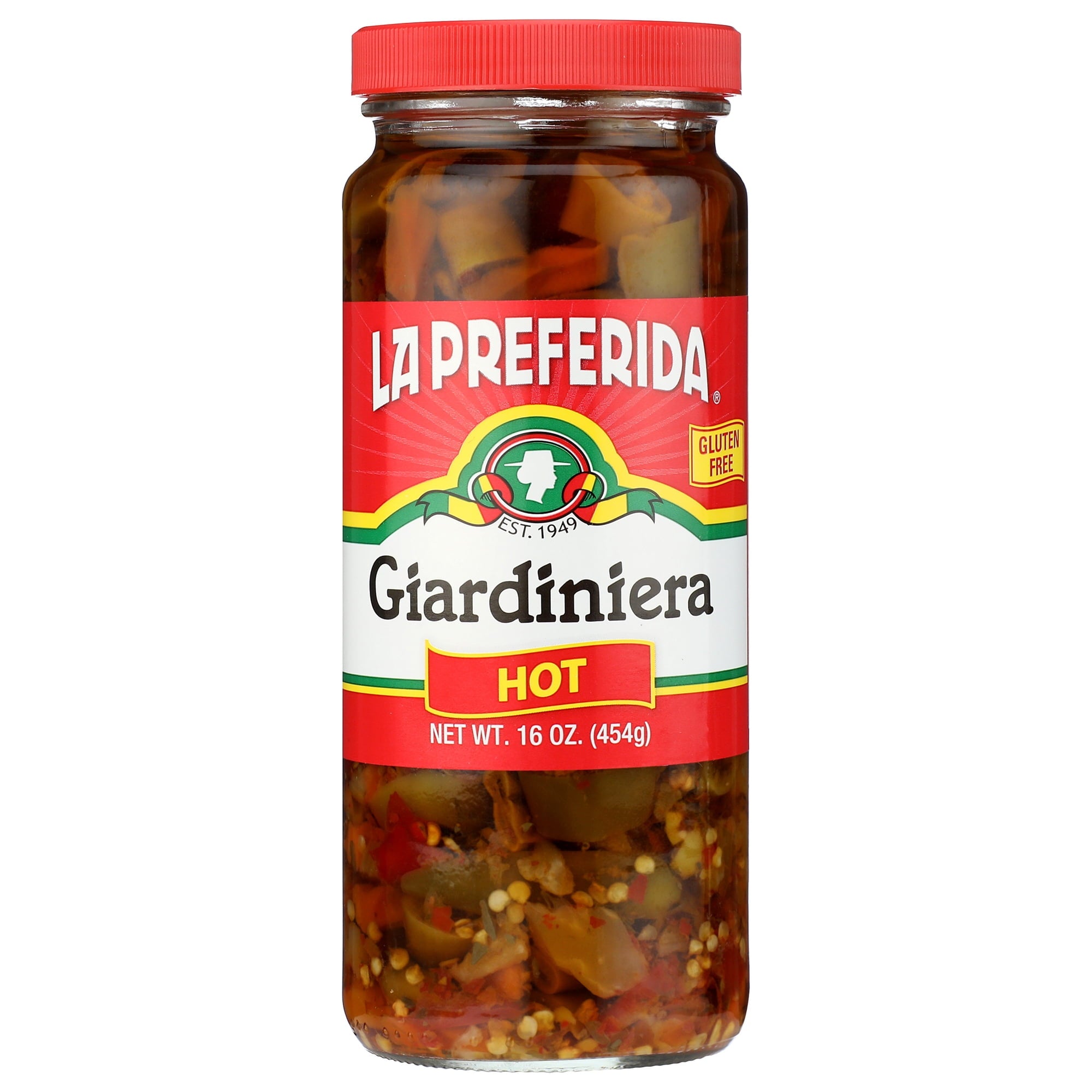 La Preferida Giardiniera Hot Mexican Pickled Vegetables