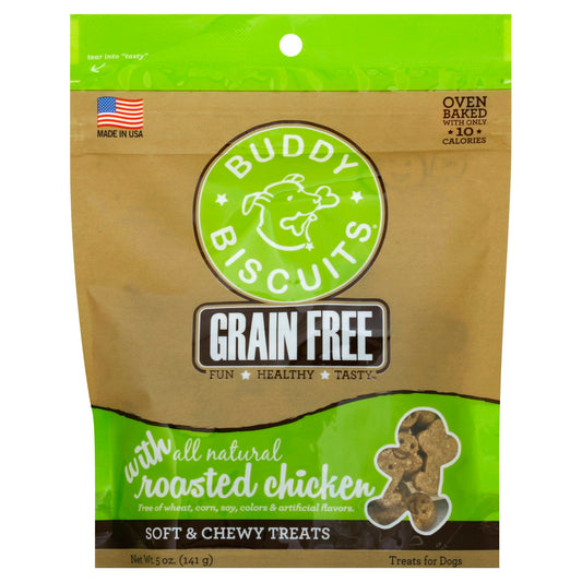 Buddy Biscuits Treats Dog Soft Chewy Chix 5 Oz Pack of 12
