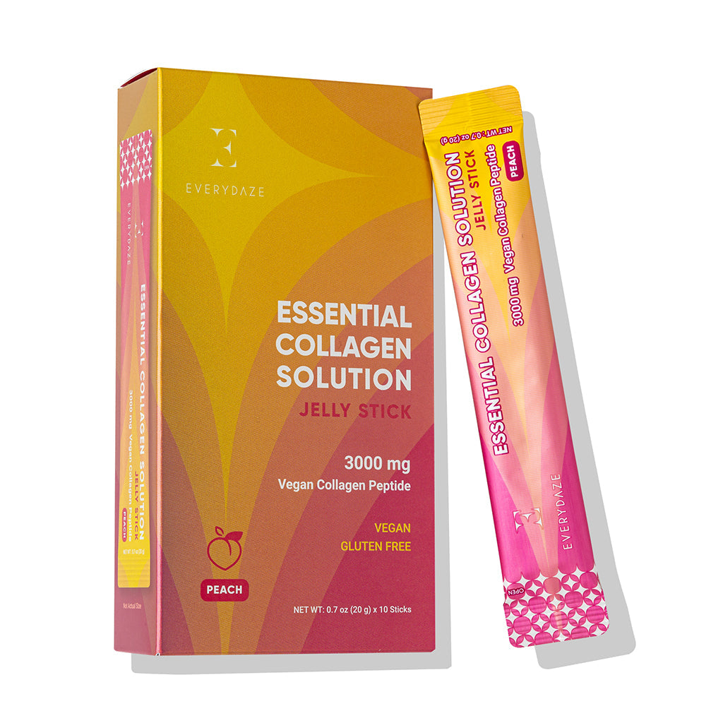 EVERYDAZE (Pack of 6) Everydaze Collagen Jly Peach 10 Sticks Powder Protein 7 Oz
