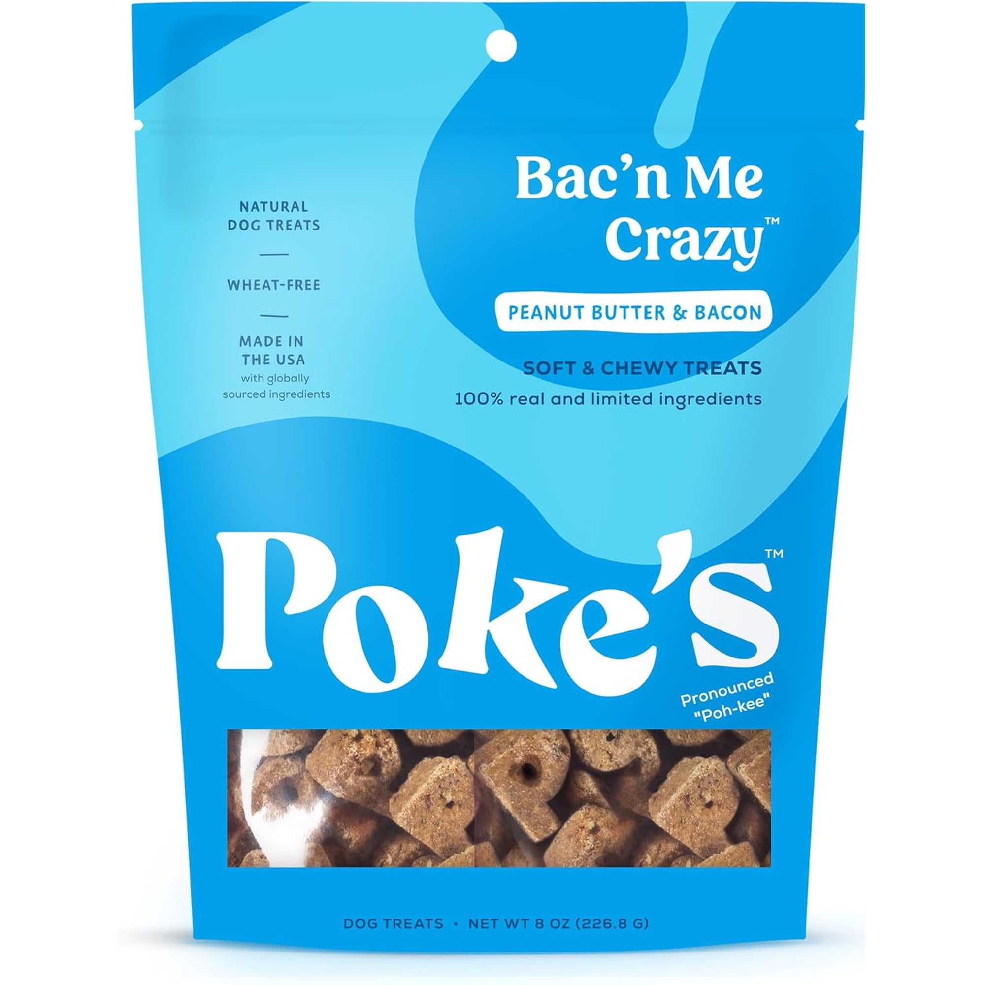 Pokes Pantry Treat Dog Bacon Me Crazy