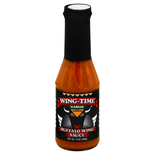 Wing Time Sauce Wing Buffalo Garlic 13 oz (Pack of 6)