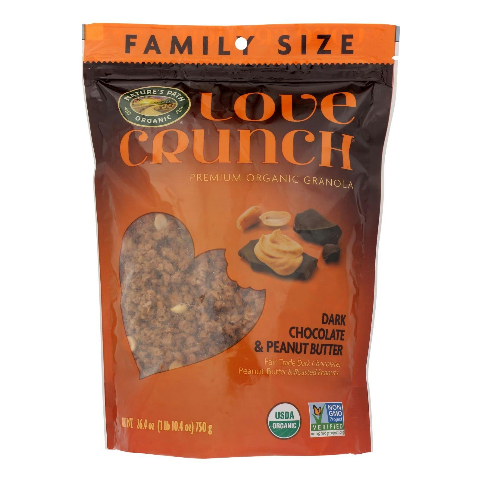 Nature's Path - Granola Dark Chocolate Peanut Butter 26.4 oz (Pack of 6)