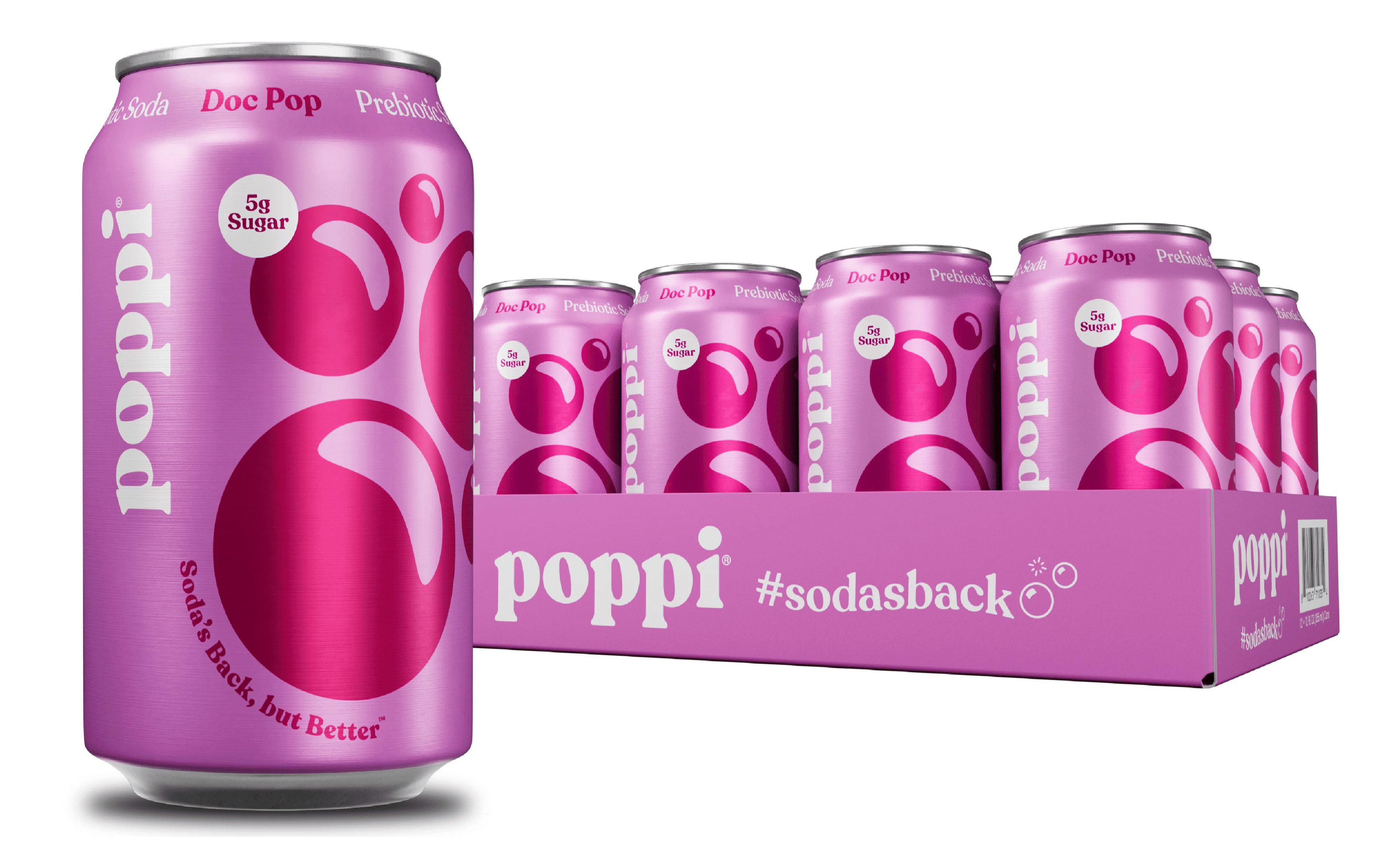 Poppi Soda Prebiotic Doc Pop
