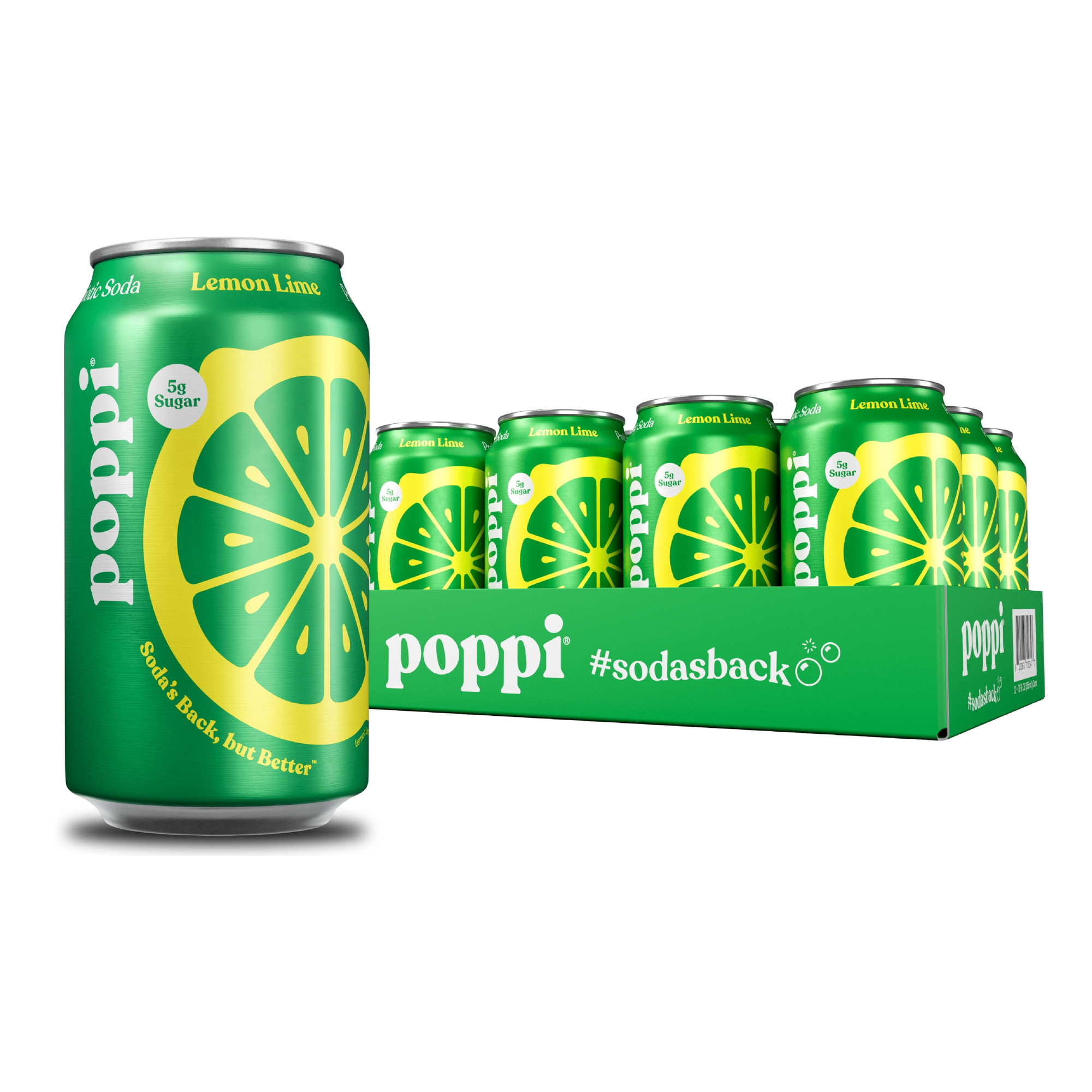 Poppi Soda Prebiotic Lemon Lime