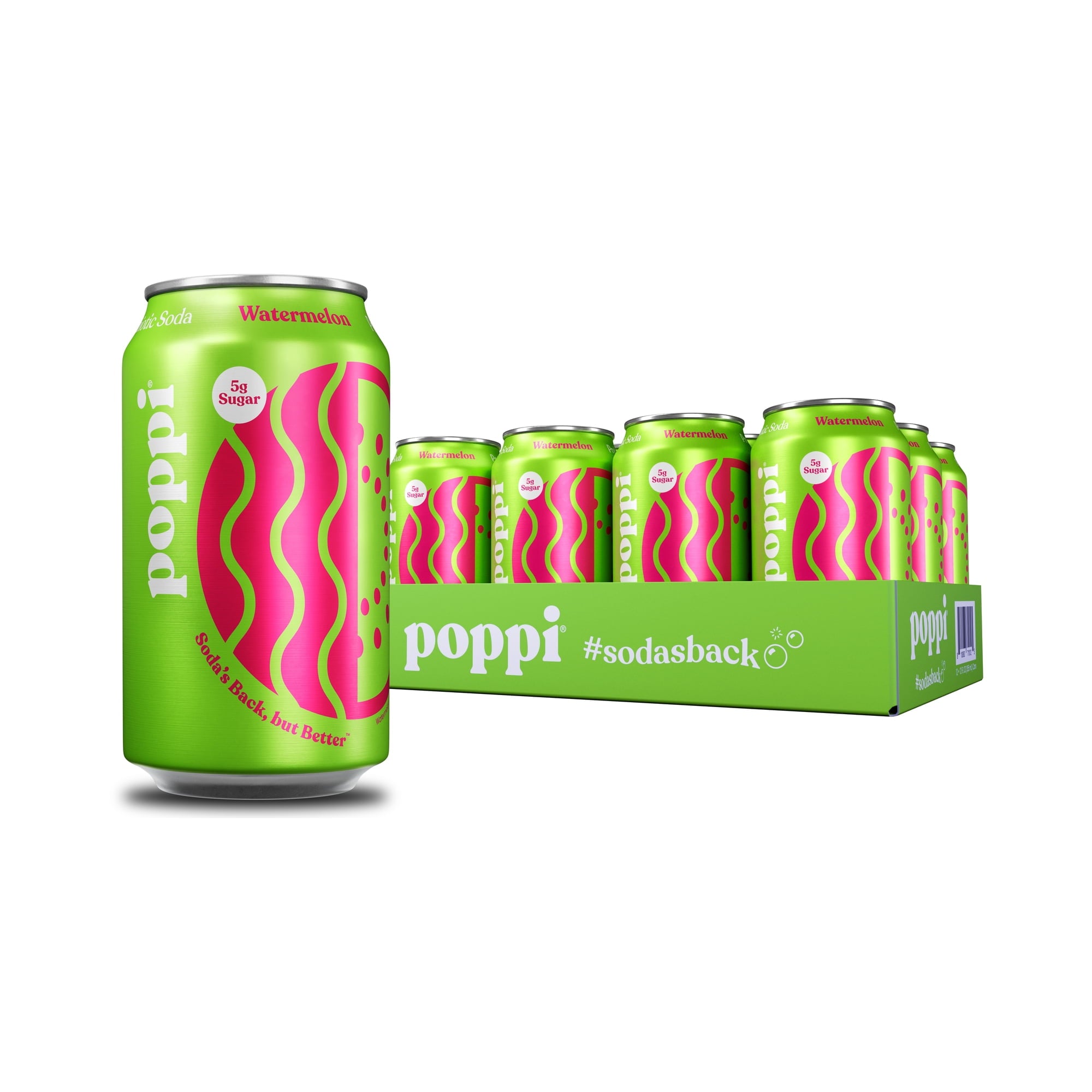 Poppi Soda Prebiotic Watermelon