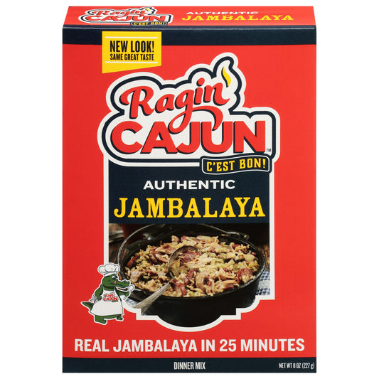 Ragin Cajun Jambalaya Authentic 8 Oz (Pack of 6)