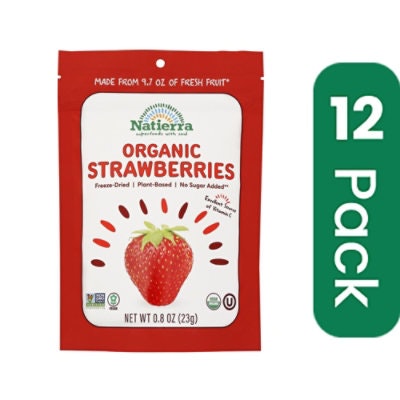 Natierra - Dried Fruit Strawbery .8 oz (Pack of 12)