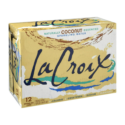 Lacroix Sparkling Water Coconut 144 Fo Pack of 2