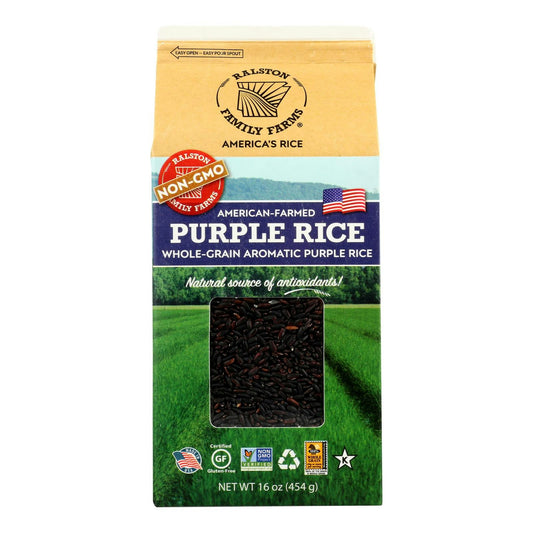 Ralston Family Farms - Rice Purple 16 oz (Pack of 6)