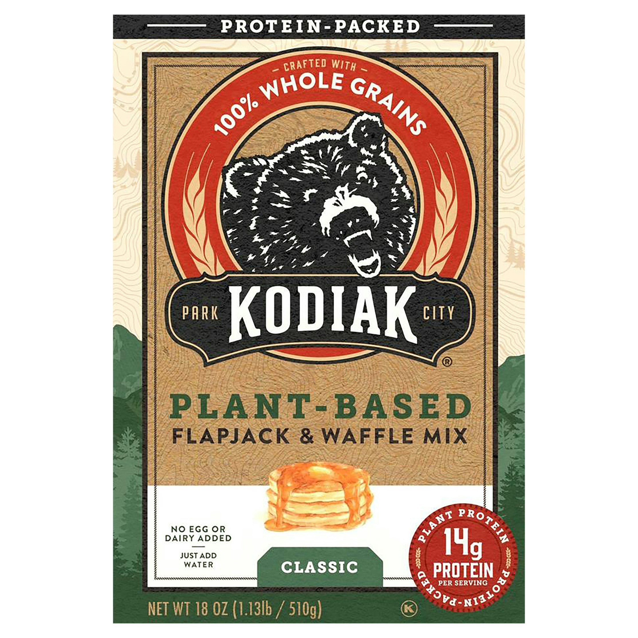 Kodiak Cakes Mix Flapjack & Waffle Mix Homestd Plant Based
