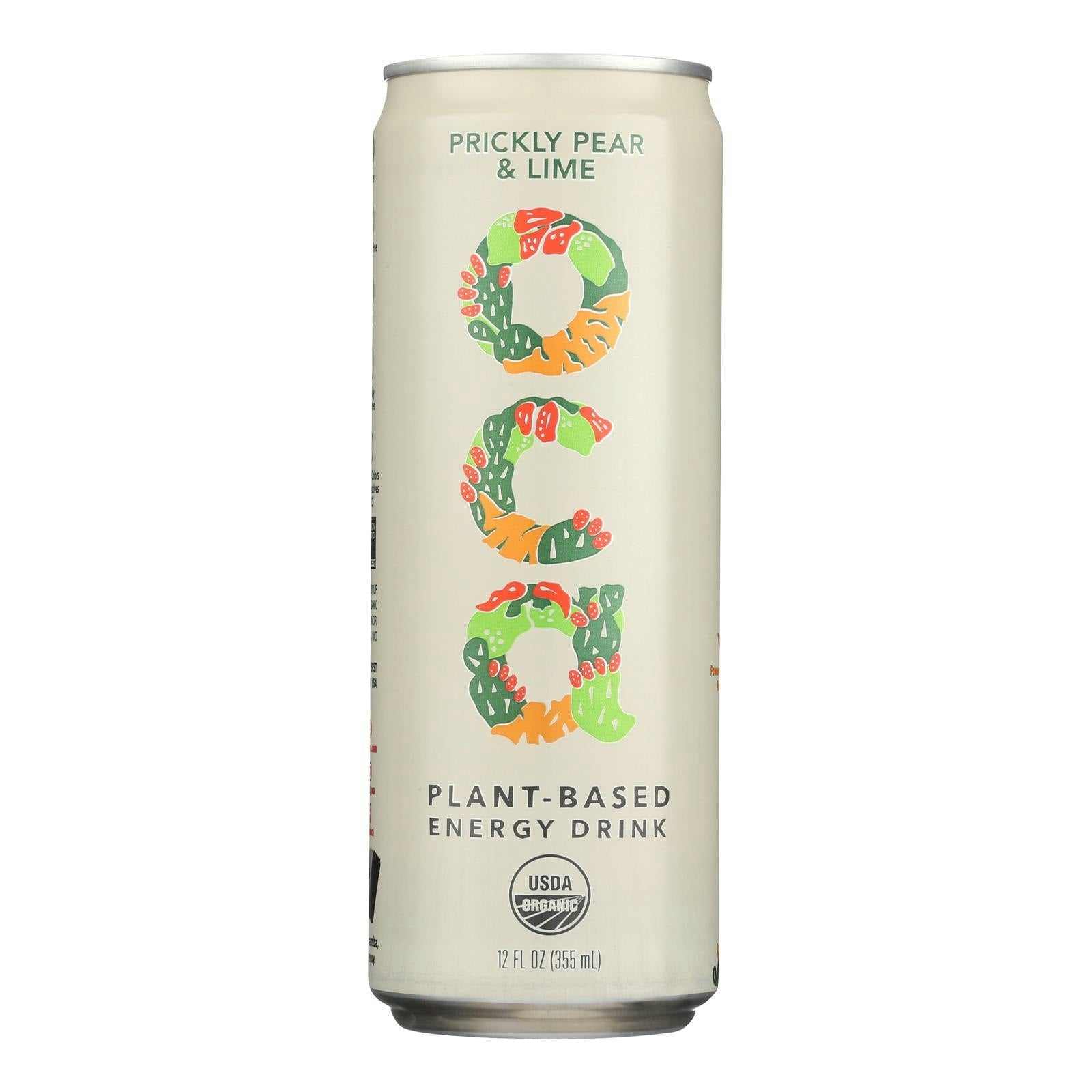 Oca - Energy Drink Plant Based Pear 12 fl oz (Pack of 12)