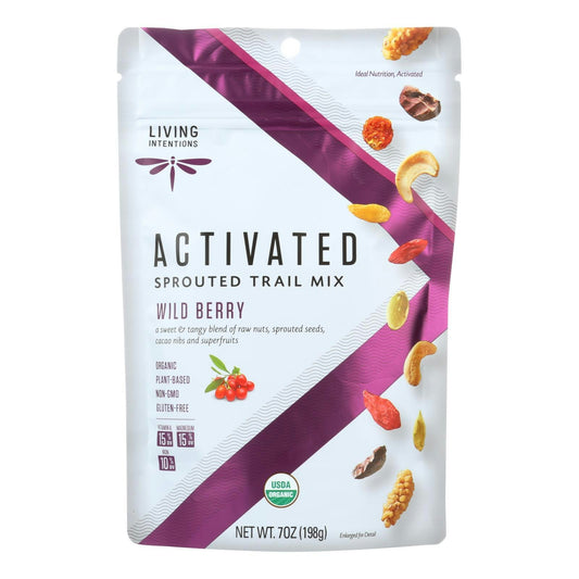 Living Intentions Trail Mix Wild Berry Sprouted 7 Oz Pack of 6
