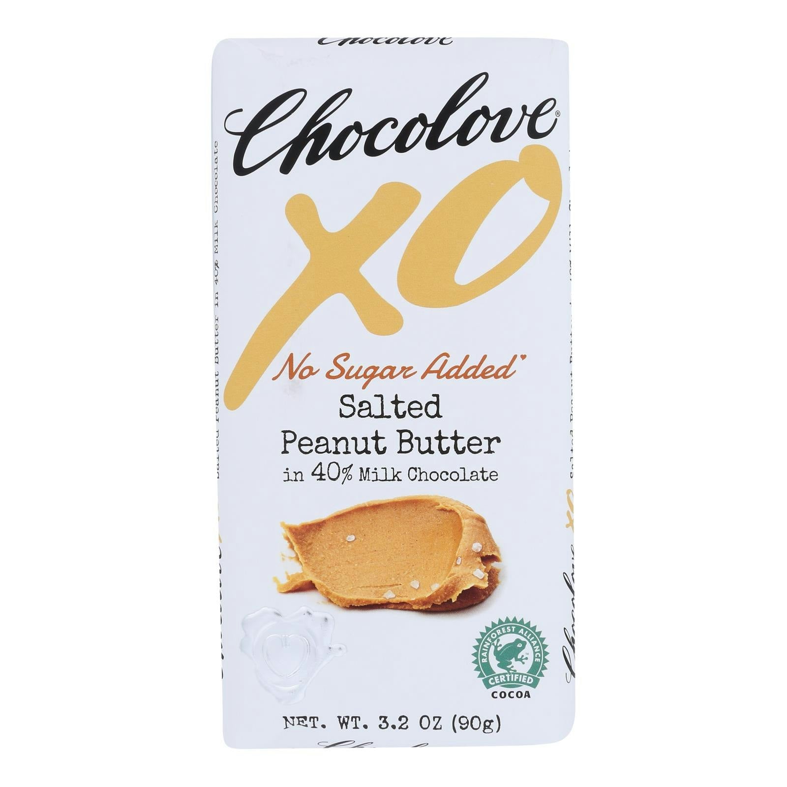 Chocolove Xo Bar Milk Chocolate Salted Peanut Butter
