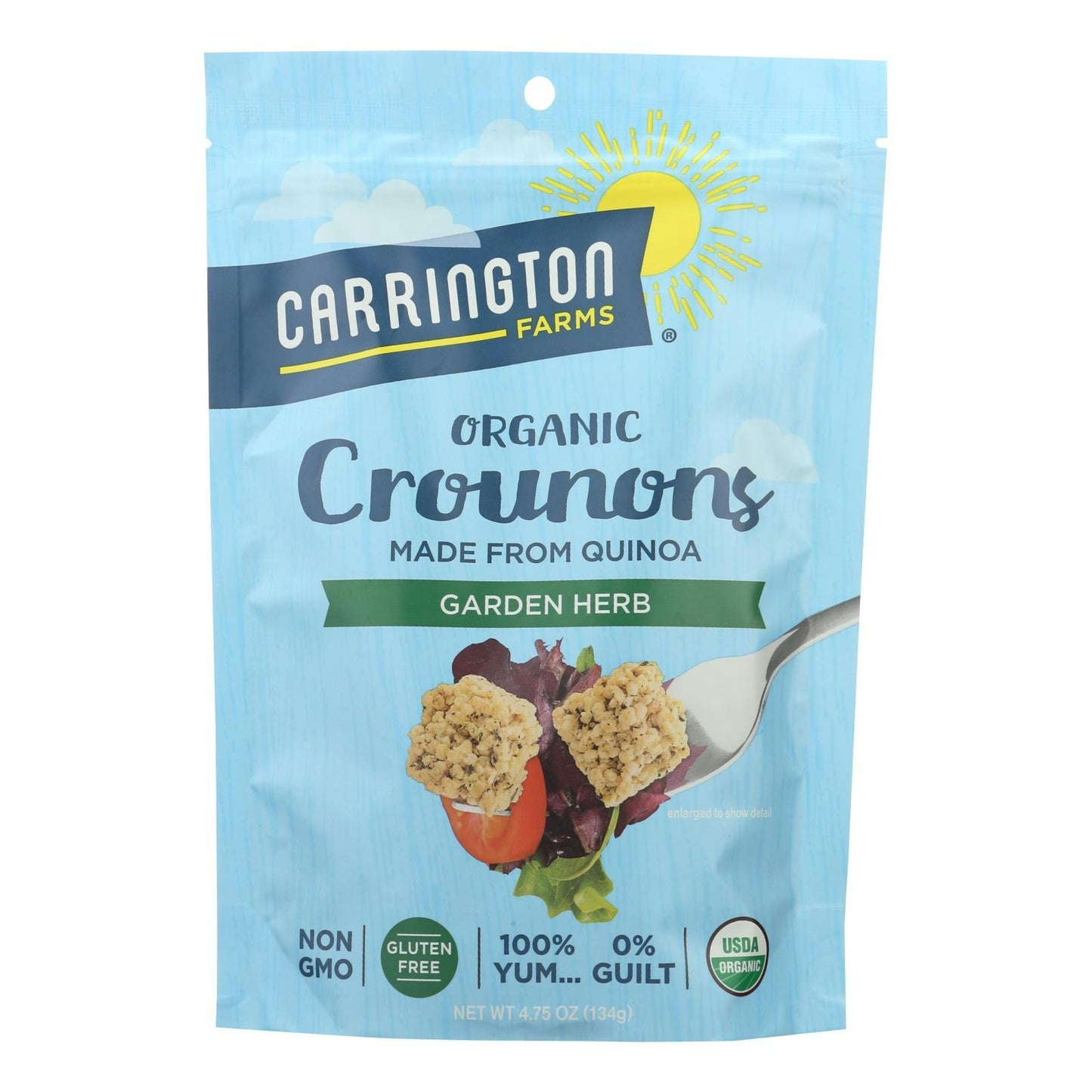 Carrington Farms Organic Crounons 4.75 Oz (Pack of 6)