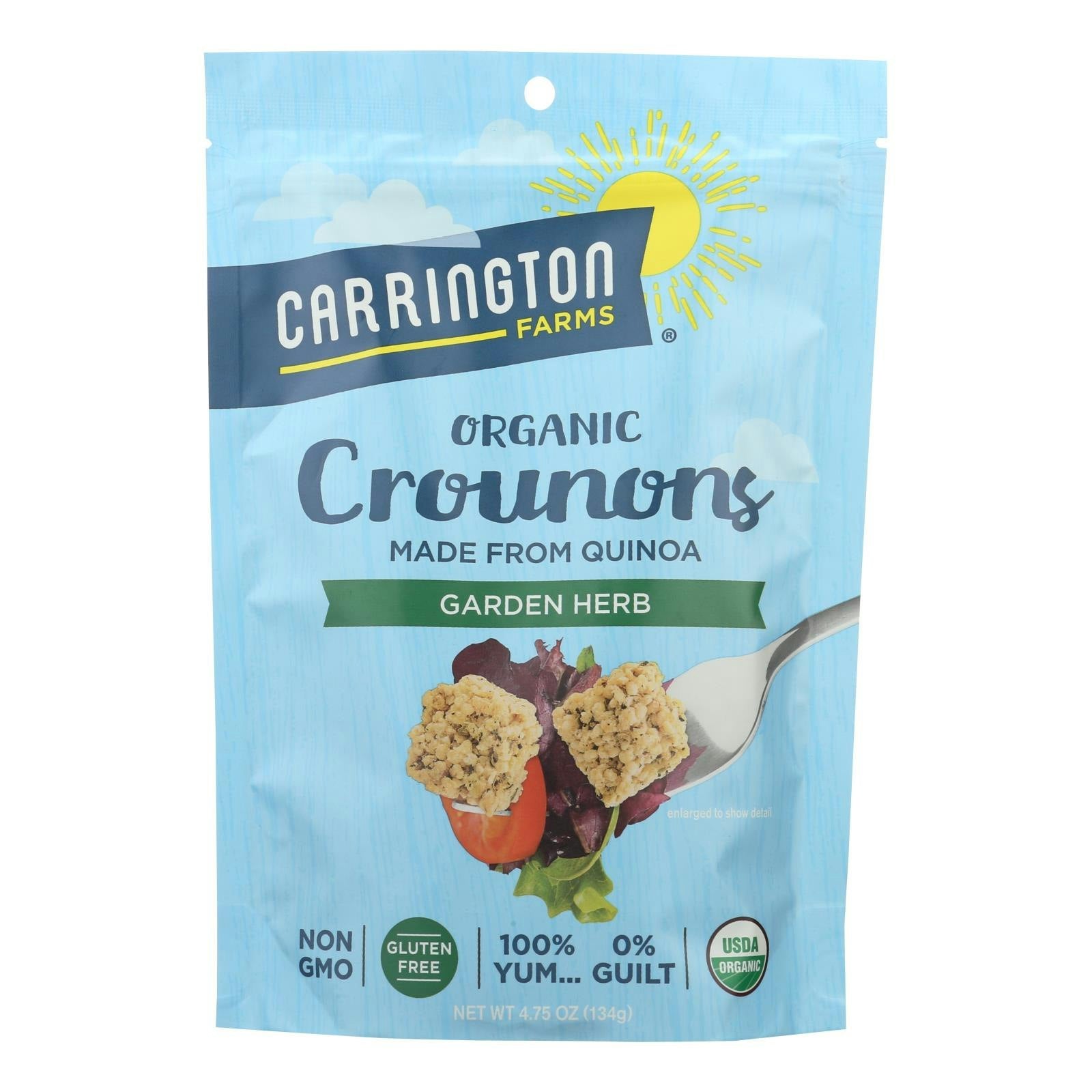 Carrington Farms Organic Crounons 4.75 Oz (Pack of 6)