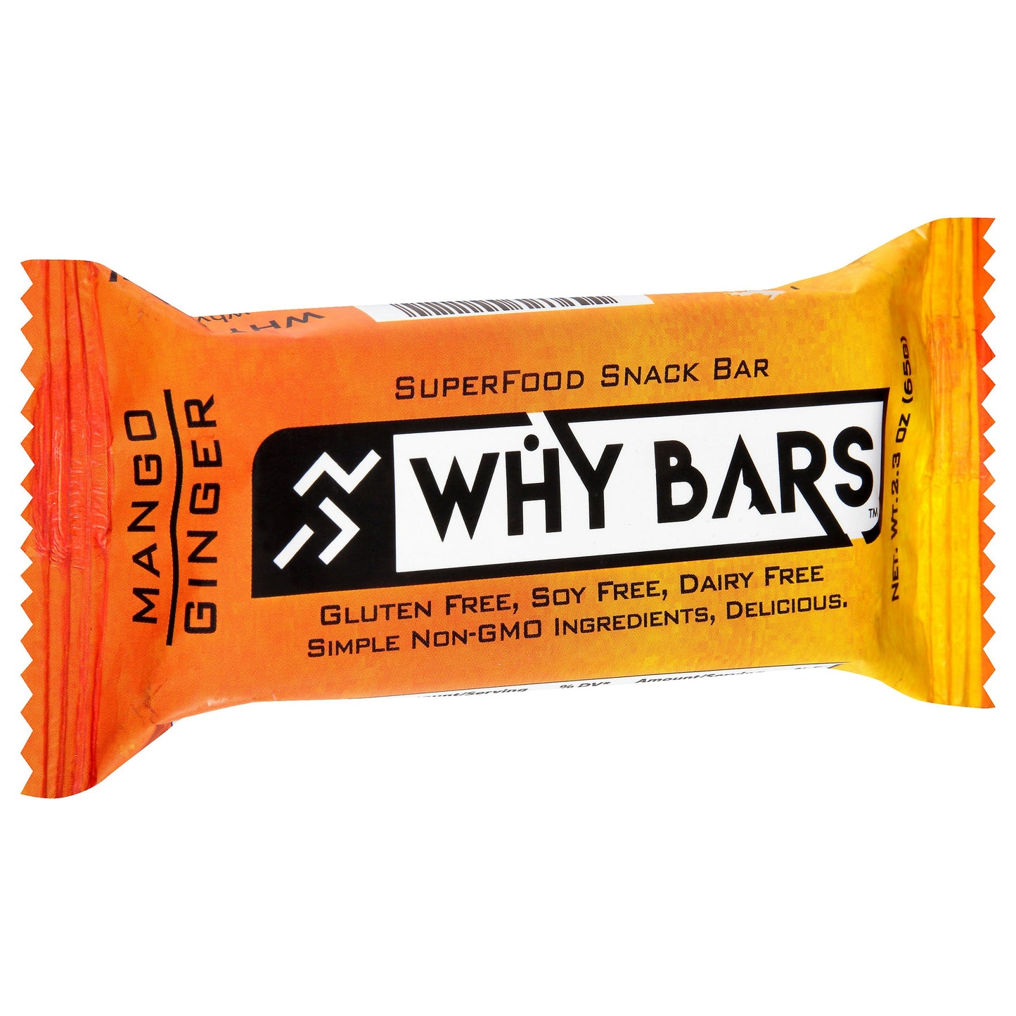 Why Bars Bars Mango Ginger 2.04 oz (Pack of 12)