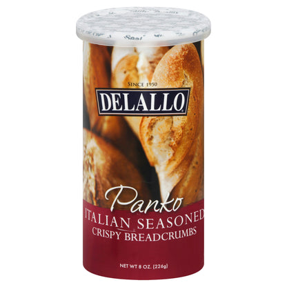 Delallo Breadcrumb Italian Panko 8 Oz Pack of 12