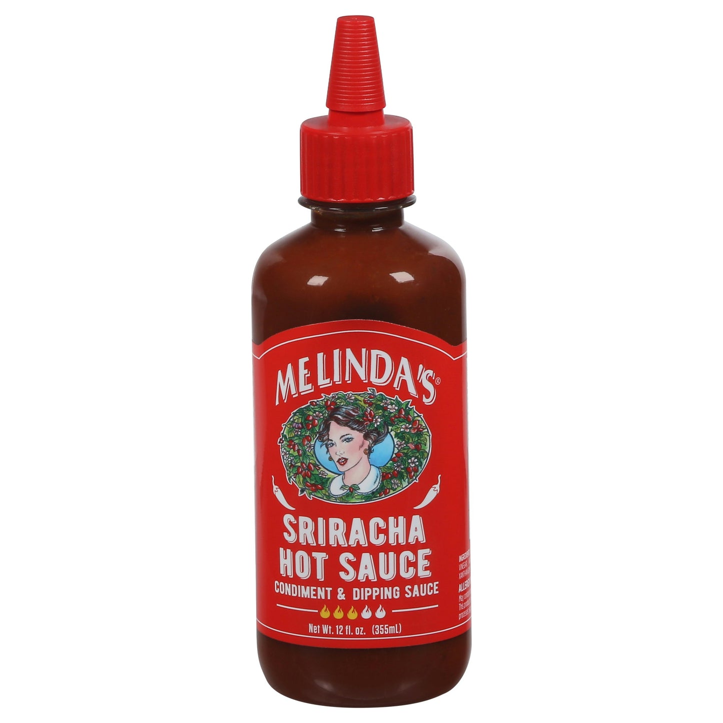 Melindas Sauce Hot Asian Sriracha 12 oz (Pack of 6)