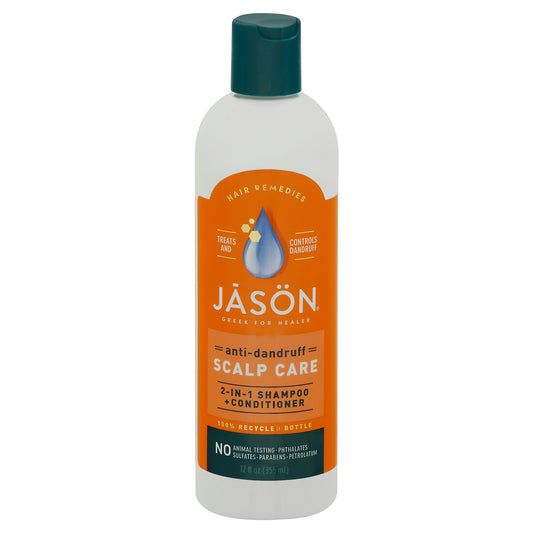 Jason Shampoo Conditioner Dandruff 12 Oz (Pack of 3)