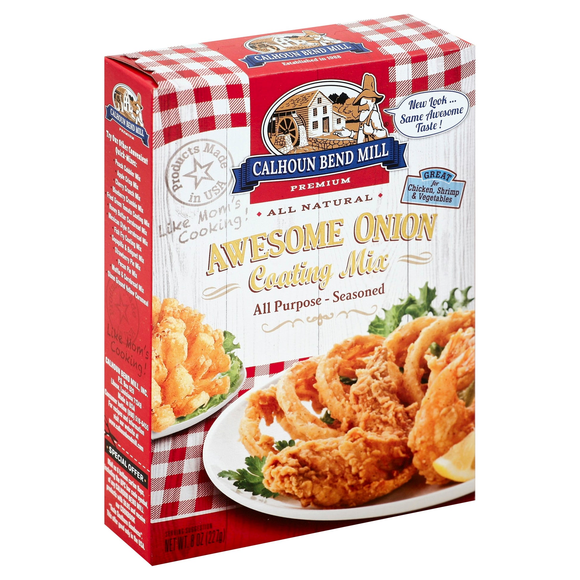 Calhoun Bend Mix Awesome Onion Coating 8 Oz Pack of 6