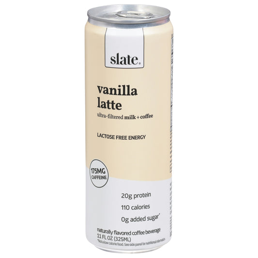 Slate Protein Vanilla Latte RTD 11 Fo Pack of 12