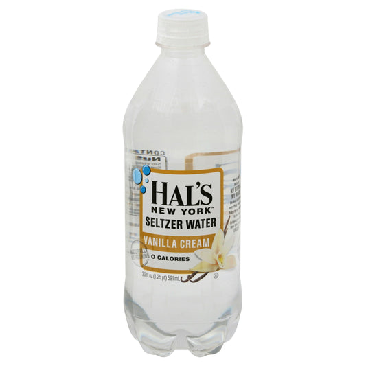 Hals New York Vanilla Creme Seltzer 20 Fo Pack of 24