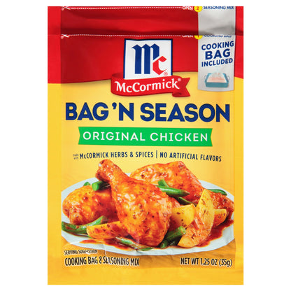 Mc Cormick Seasoning Original Chicken 1.25 Oz Pack of 6