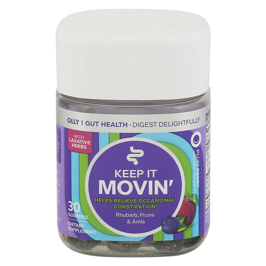Olly Digest Keep It Moving Gummy 30 Count (Pack of 3)