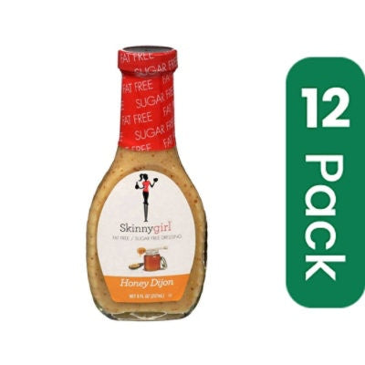 Skinny Girl Sugar Free Fat Free Honey Dijon Dressing - 8 Fluid Ounce (Pack of 6)