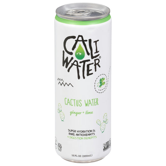 Caliwater - Cactus Water Ginger Lime 12 fl. oz (Pack of 12)