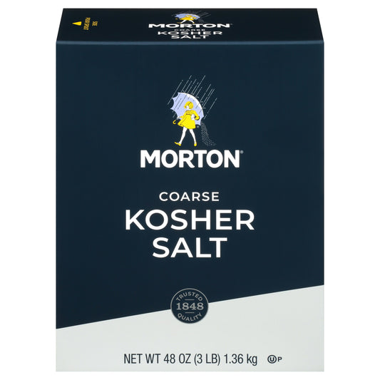 Mortons Salt Kosher 48 oz (Pack of 12)