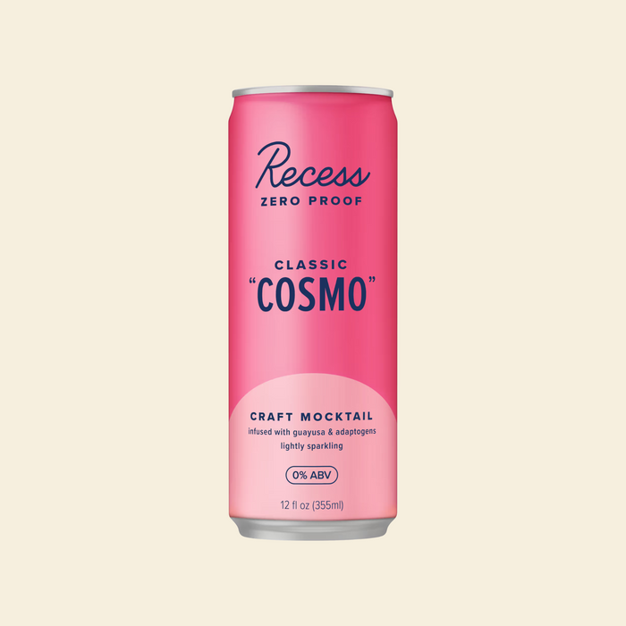 Recess NA Mocktail Cosmo 4 Pack Carbonated Beverage