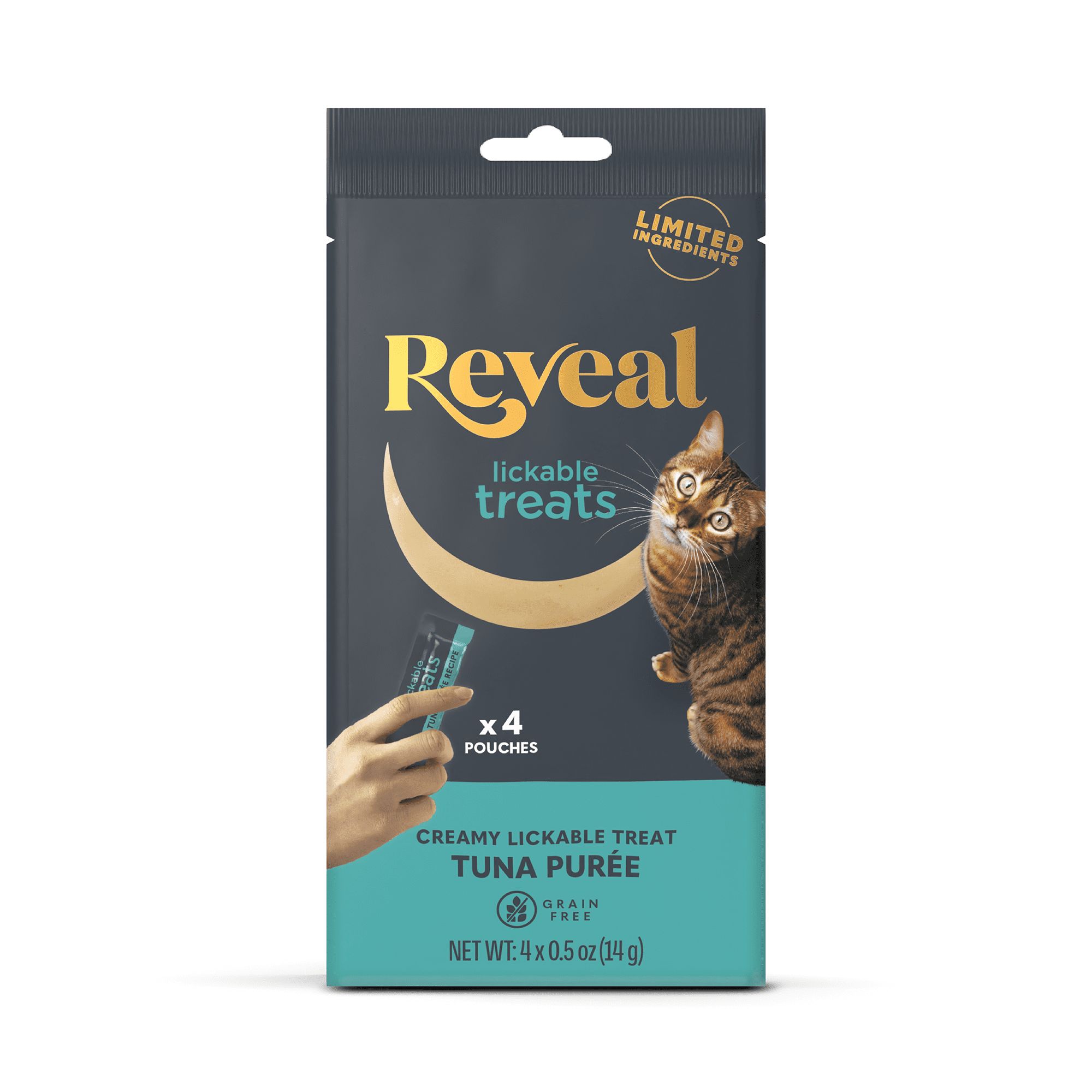 Reveal Cat Treats Lickable Tuna