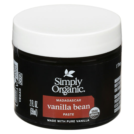 Simply Organic Paste Bean Vanilla 2 FO (Pack of 6)