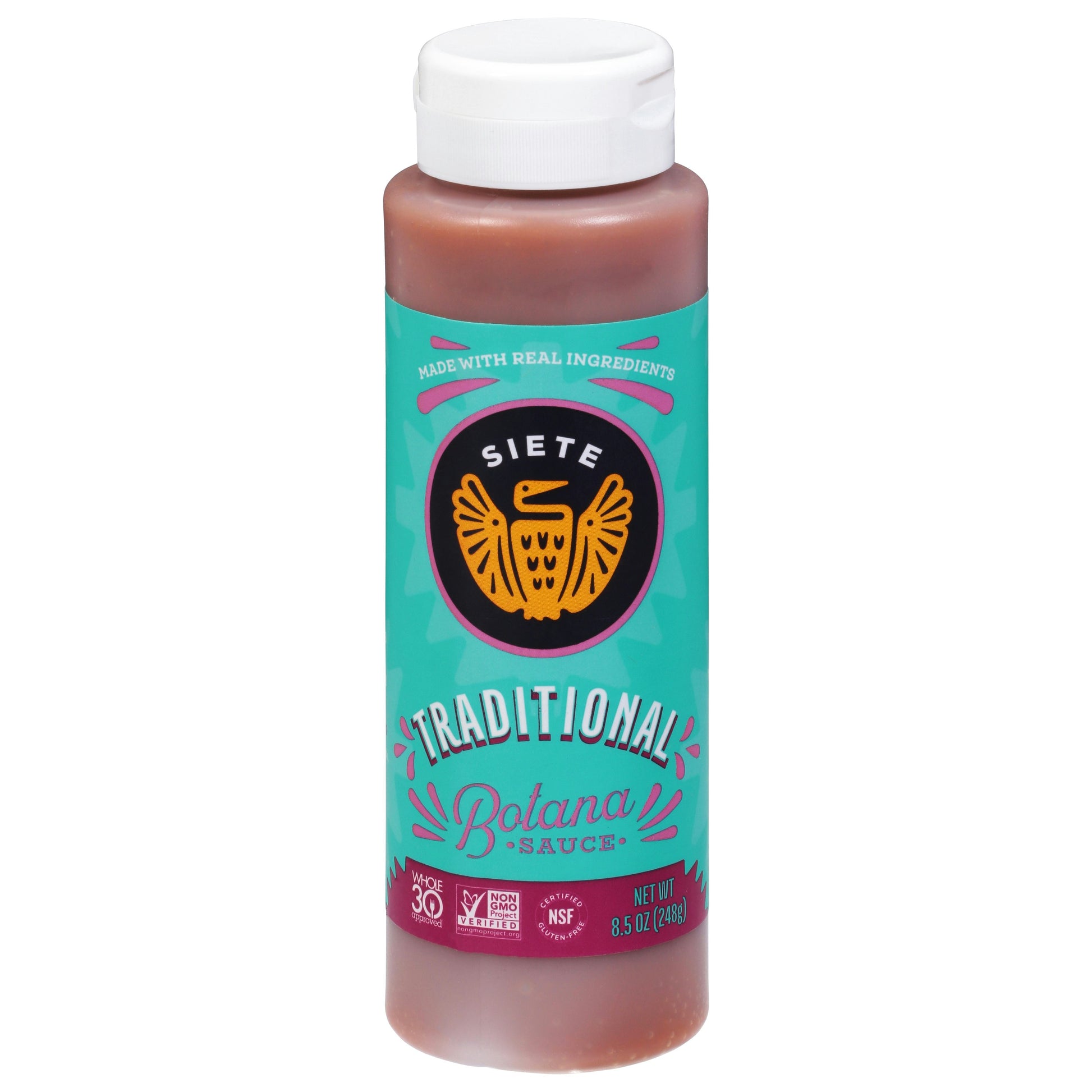 Siete Sauce Botana Traditional 8.5 Oz Pack of 8